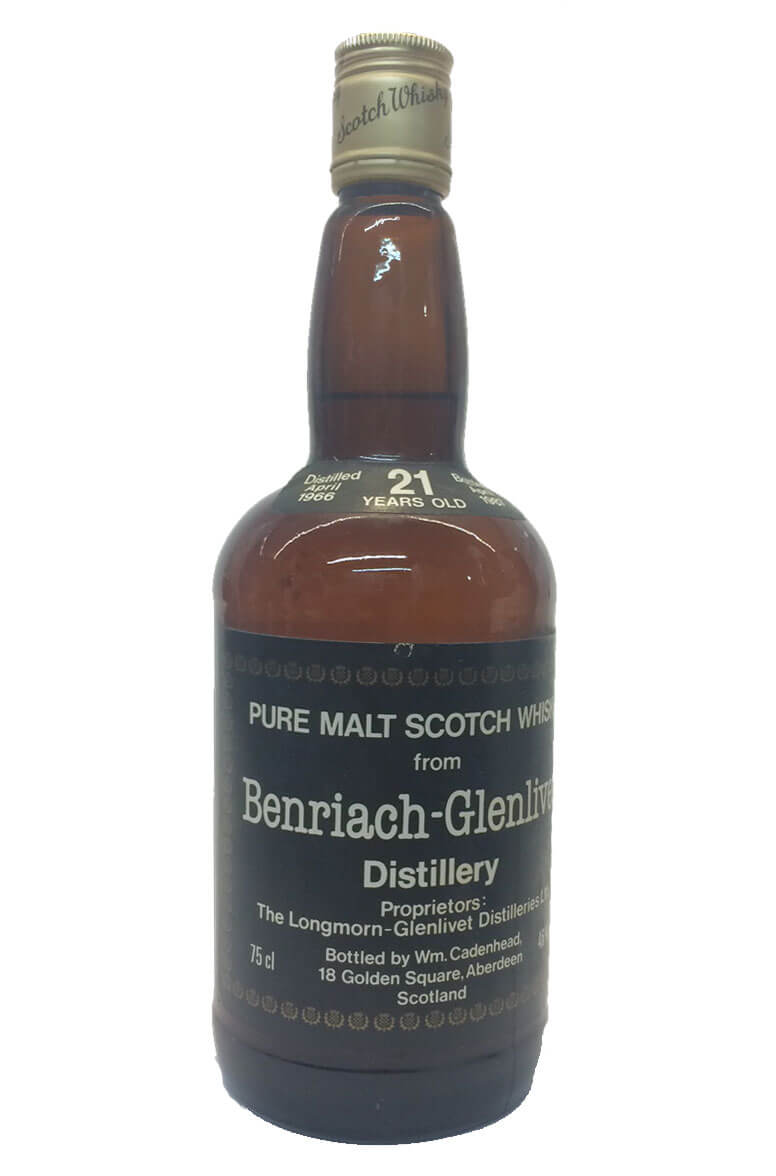 Benriach-Glenlivet Cadenhead Bottling 21 Year Old